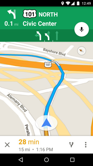 Google地图手机版截图1
